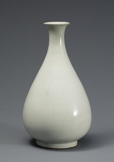 순백자